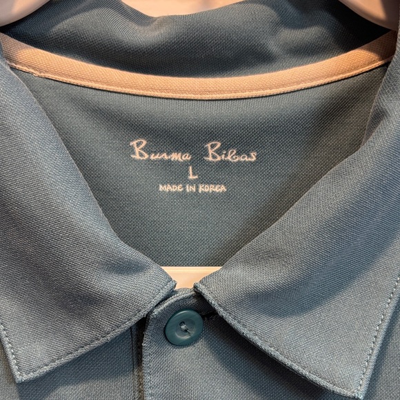 Burma Bibas Men's Teal Soft Modal Polo Shirt modal - Picture 2 of 3
